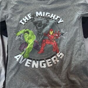 The Mighty Avengers Gray Kids T-Shirt